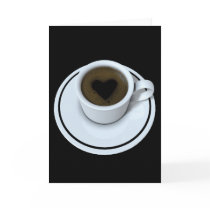 I LOVE coffee Greeting Cards