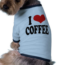 I Love Coffee pet clothing by ilovethisshirt I Love Coffee pet clothing