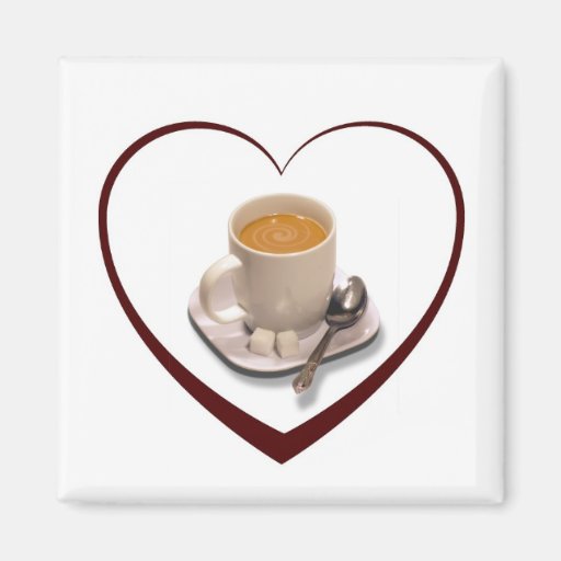 I Love Coffee Fridge Magnets