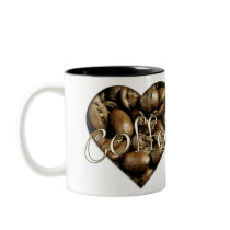 I Love Coffee Heart mugs