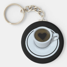 I LOVE coffee Key Chain