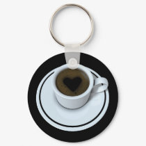 I LOVE coffee keychains by nassosvakalis I LOVE coffee keychains