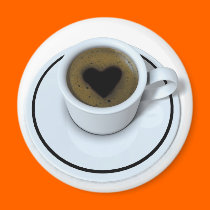 I LOVE coffee magnets