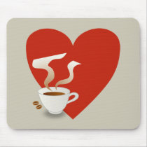 i love coffee - mousepad by gifts4u i love coffee - mousepad