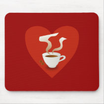 i love coffee - mousepad by gifts4u i love coffee - mousepad