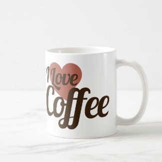 I Love Coffee Mug