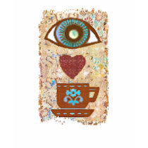 I Love Coffee or Tea Ladies T-Shirt