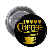 I LOVE COFFEE PIN