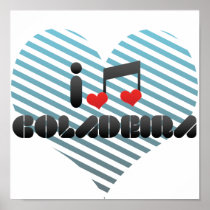 I Love Coladeira Posters