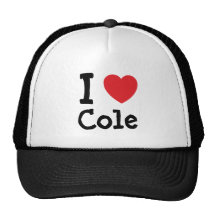 I love Cole heart custom personalized Trucker Hat