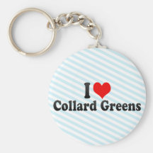 I Love Collard Greens Keychain