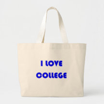 I Love College Bag