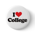 I love College buttons by visualnewbie I love College buttons