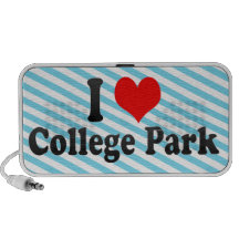 I Love College Park, United States Portable Speaker