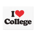 I love College postcards by visualnewbie I love College postcards