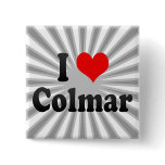 I Love Colmar, France buttons