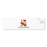 I Love Colmar Manor Maryland Bumper Stickers