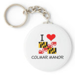 I Love Colmar Manor Maryland keychains