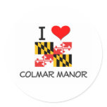 I Love Colmar Manor Maryland Sticker