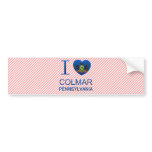 I Love Colmar, PA Bumper Stickers