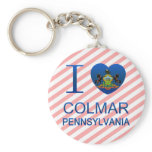 I Love Colmar, PA keychains