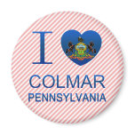 I Love Colmar, PA Refrigerator Magnets