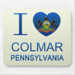 I Love Colmar, PA mousepads