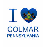 I Love Colmar, PA t-shirts