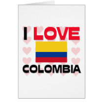 I Love Colombia cards