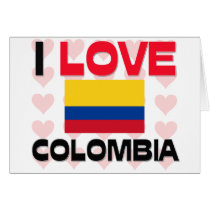 I Love Colombia cards