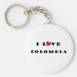 I Love Colombia Key Chain