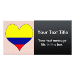 I Love Colombia Custom Photo Card