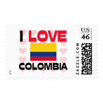 I Love Colombia postage