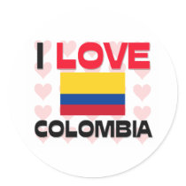 I Love Colombia stickers