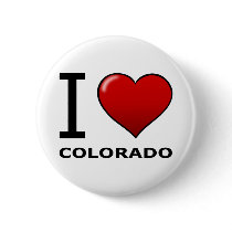 I LOVE COLORADO PINBACK BUTTON