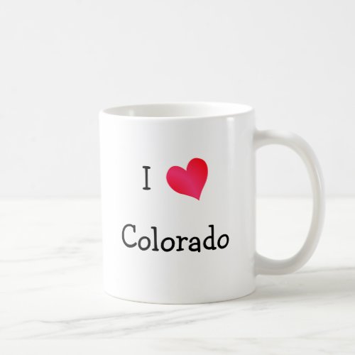 I Love Colorado mug