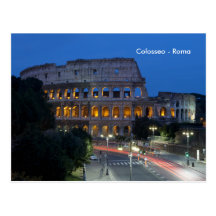 I love Colosseum by night Postcards