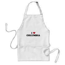 I Love Columbia Aprons
