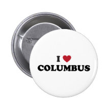 I Love Columbus Georgia Pins
