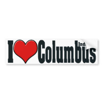 I love Columbus Indiana bumper stickers