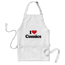 I Love Comics aprons by visualnewbie I Love Comics aprons