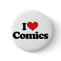 I Love Comics buttons