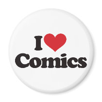I Love Comics magnets by visualnewbie I Love Comics magnets