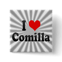 I Love Comilla, Bangladesh Pinback Button