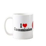 I Love Commission mugs