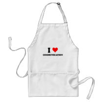 I Love Communication Aprons