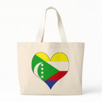 I Love Comoros Canvas Bag