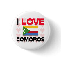 I Love Comoros buttons