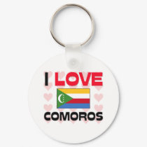 I Love Comoros keychains