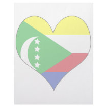 I Love Comoros Letterhead Template